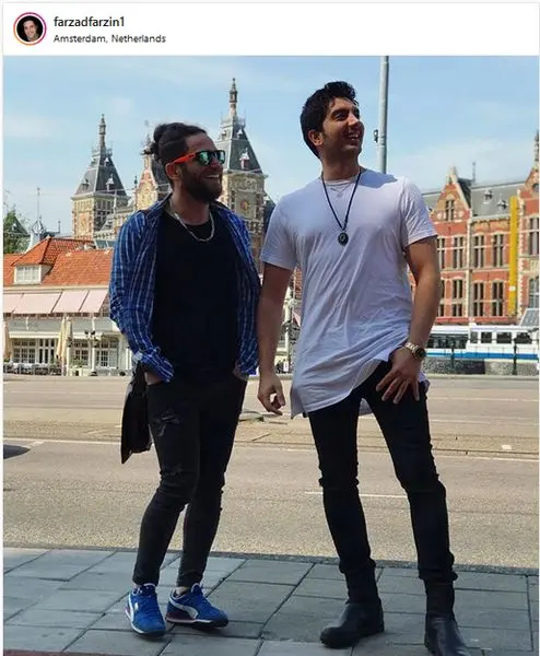 خوشگذرانی خواننده مشهور در هلند!+عکس