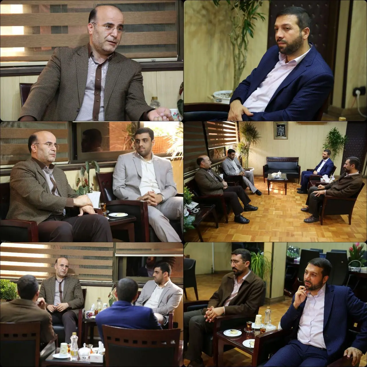 دیدار رئیس سازمان بسیج شهرداری تهران با شهردار منطقه ۶

