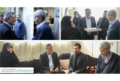 دیدار وزیر رفاه با خانواده دارای چهار معلول در شهرستان ری