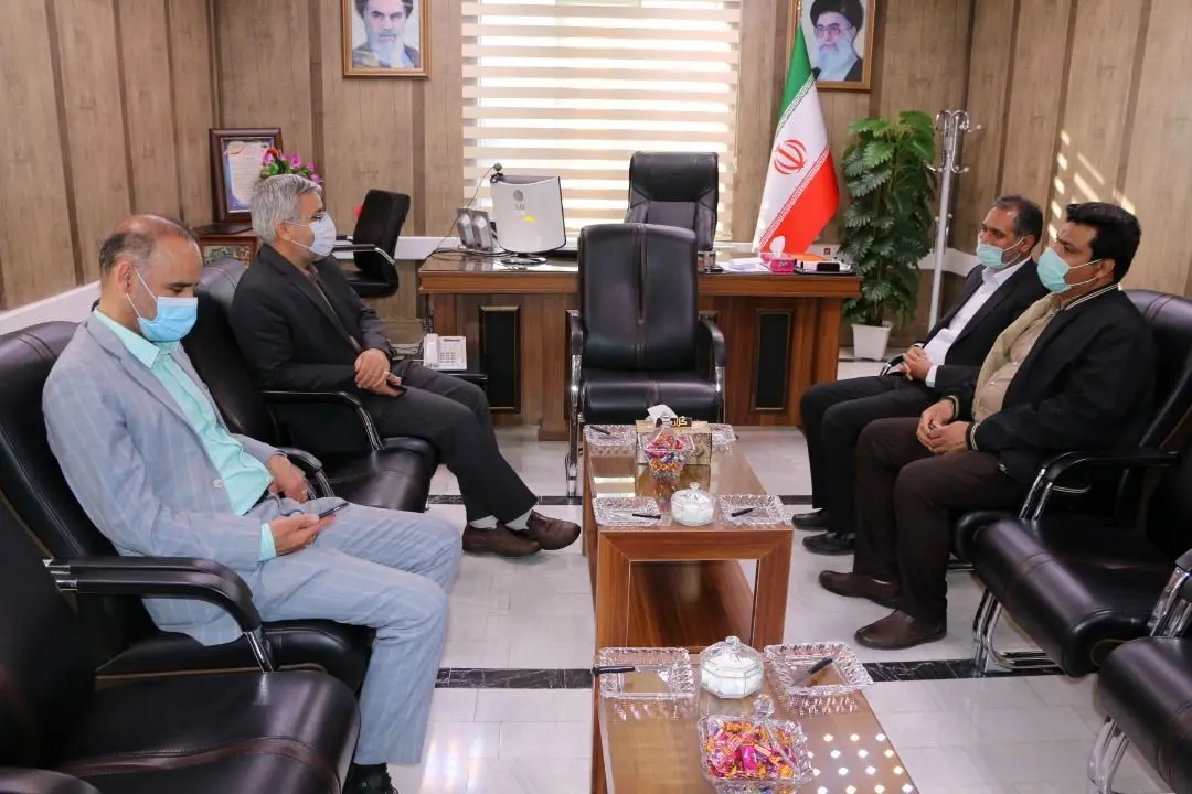 مدیر مخابرات منطقه مرکزی با سر پرست فرمانداری شهرستان خمین دیدار کرد