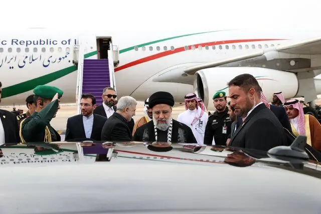 رئیس جمهور وارد ریاض شد

